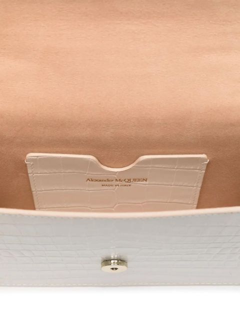 Alexander McQueen small Skull cross body bag - White