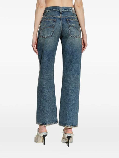 Balenciaga stonewashed-effect jeans - Blue