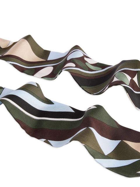 PUCCI Manuba-print silk bandana hat - Green