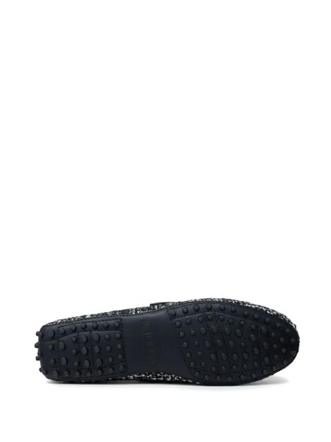 Tod's woven strap loafers - Black