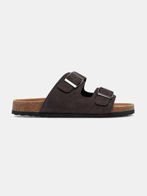 Answear.LAB klapki damskie zamszowe - zdjęcie produktu nr 1