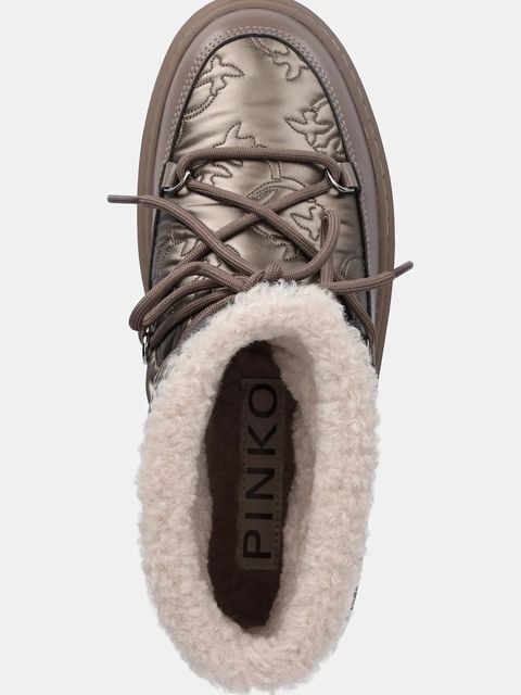 Pinko śniegowce Yoko 19 kolor beżowy SS0101T036L15 - zdjęcie produktu nr 2