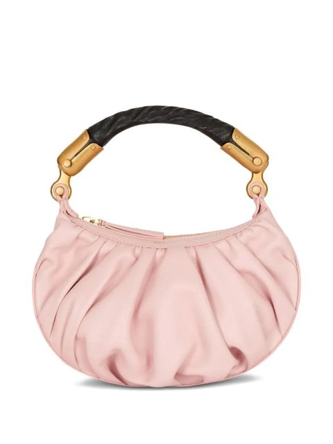 Balmain mini Ebene calfskin tote bag - Pink - zdjęcie produktu nr 1