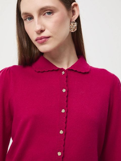 Medicine sweter damskie kolor czerwony lekki - zdjęcie produktu nr 1