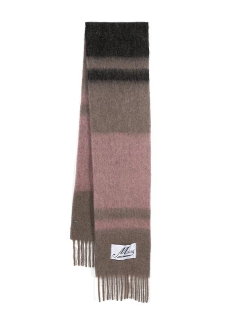 Marni striped brushed scarf - Neutrals - zdjęcie produktu nr 1