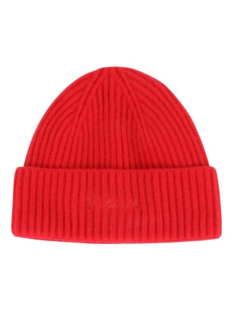 MC2 Saint Barth ribbed velvet beanie pouch (set of two) - Red - zdjęcie produktu nr 2