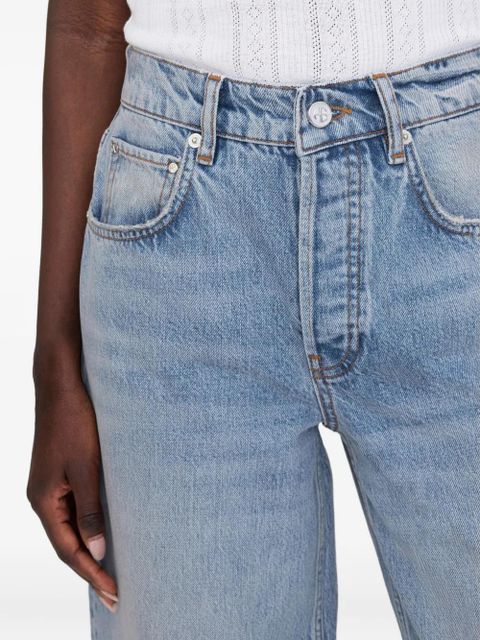 ANINE BING Heath faded jeans - Blue