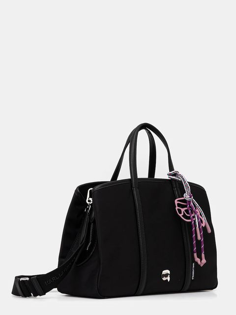 Karl Lagerfeld torebka IKON kolor czarny A4W30017 - zdjęcie produktu nr 2