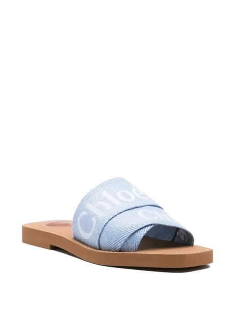 Chloé woody slides - Blue - zdjęcie produktu nr 2