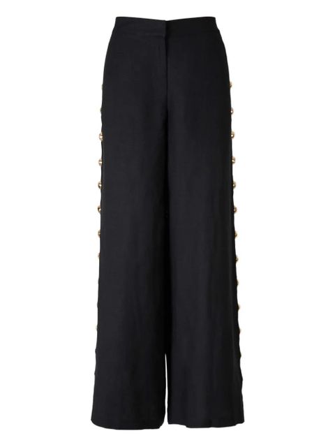 Simkhai Cayman studded palazzo pants - Black - zdjęcie produktu nr 1