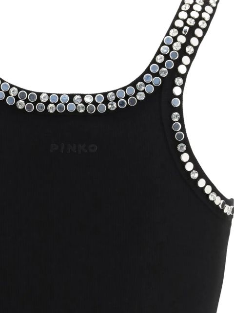 PINKO beaded top - Black
