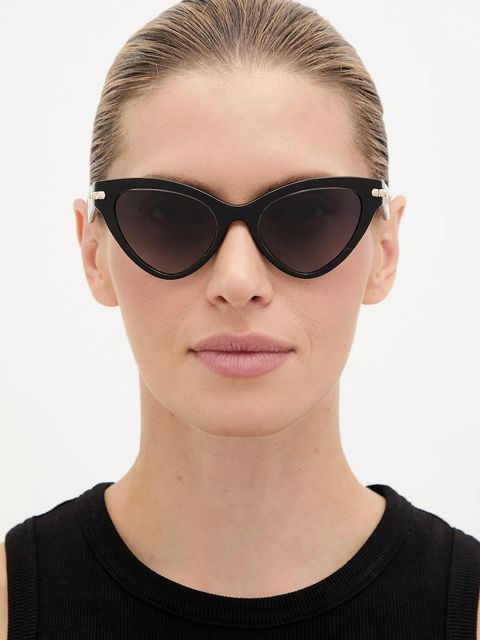 Michael Kors okulary przeciwsłoneczne damskie kolor czarny 0MK2259U