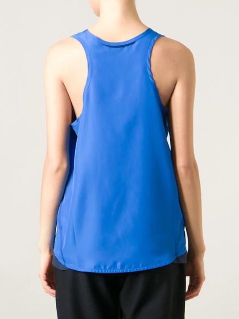 Golden Goose racer back tank top - Blue - zdjęcie produktu nr 2