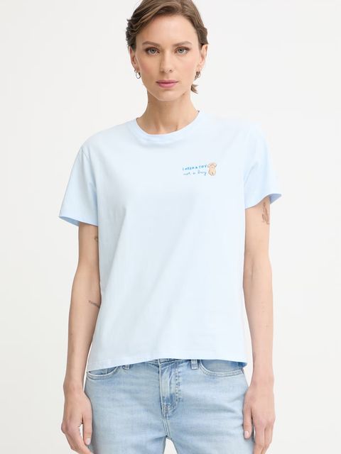 MC2 Saint Barth T-shirt damski bawełniany - zdjęcie produktu nr 1