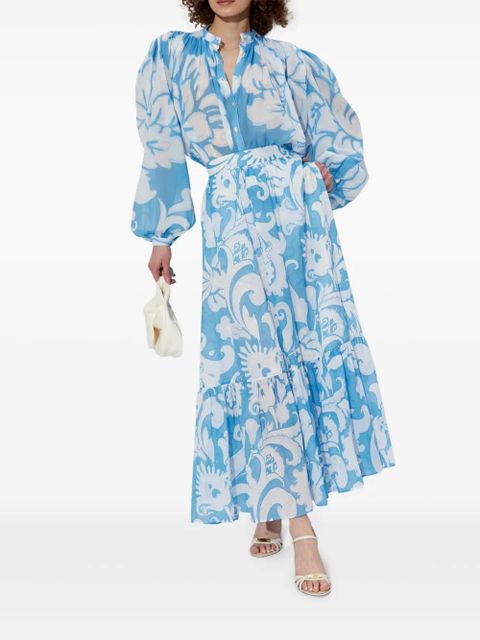 ETRO printed blouse - Blue