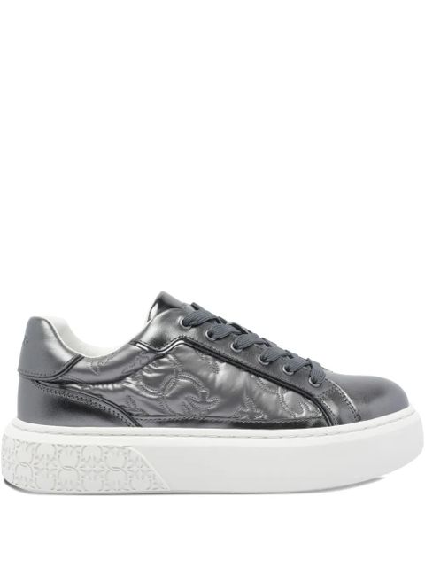 PINKO metallic platform sneakers - Grey - zdjęcie produktu nr 1
