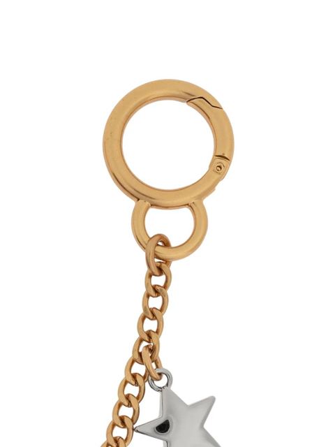 Tory Burch charm-detail keyring - Gold