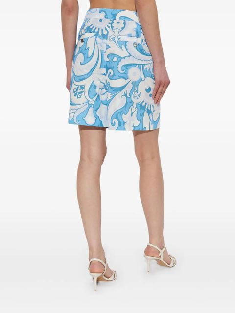 ETRO paisley-print shorts - Blue