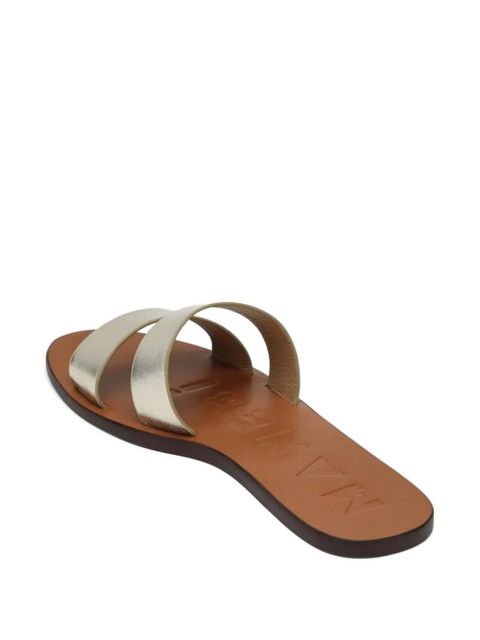 Manebi platinum-strap sandals - Silver - zdjęcie produktu nr 2