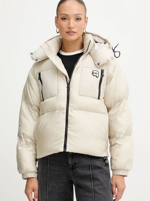 Karl Lagerfeld kurtka puchowa IKON kolor biały zimowa A3W15020 - zdjęcie produktu nr 1