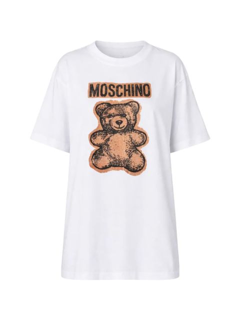 Moschino Teddy Bear logo-print T-shirt - White - zdjęcie produktu nr 1