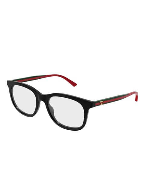 Gucci Eyewear stripe-temples glasses - Black - zdjęcie produktu nr 2