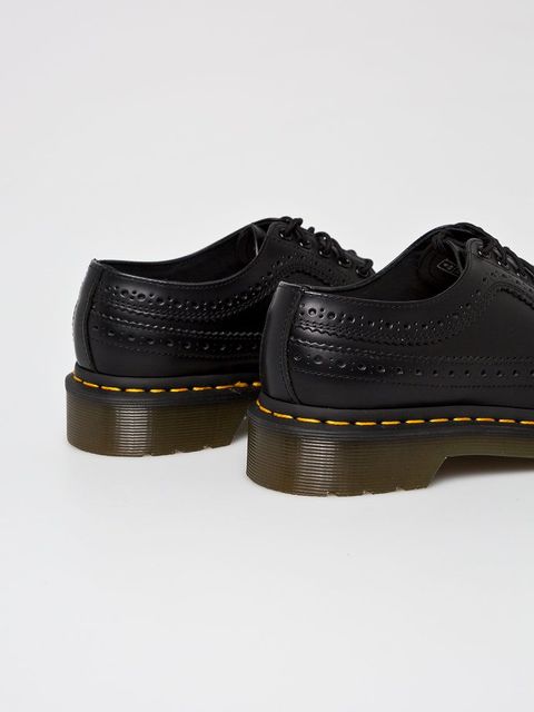 Dr. Martens półbuty 3989 kolor czarny na płaskim obcasie DM22210001 - zdjęcie produktu nr 1