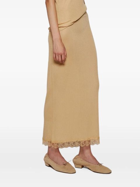 The Row ruffled ballerina flats - Neutrals - zdjęcie produktu nr 2