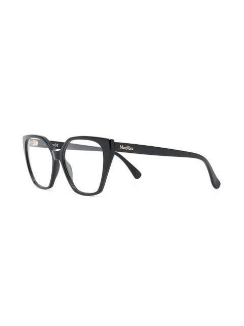 Max Mara Eyewear logo-arm detail glasses - Black - zdjęcie produktu nr 2