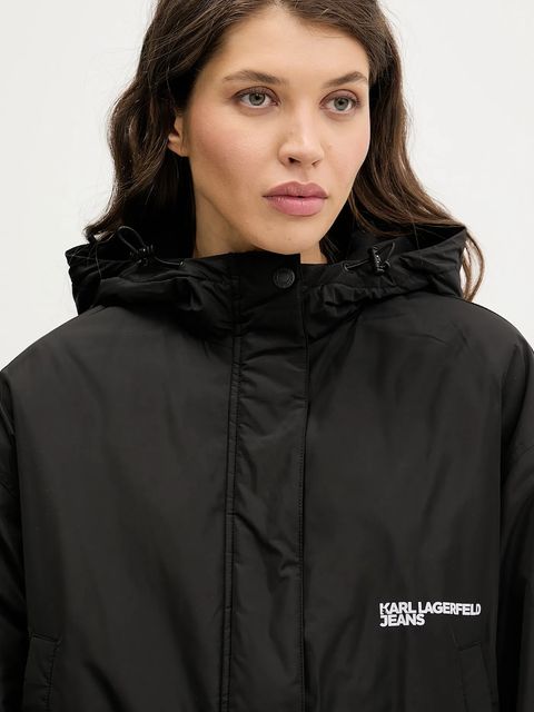 Karl Lagerfeld Jeans kurtka kolor czarny przejściowa B1W15023
