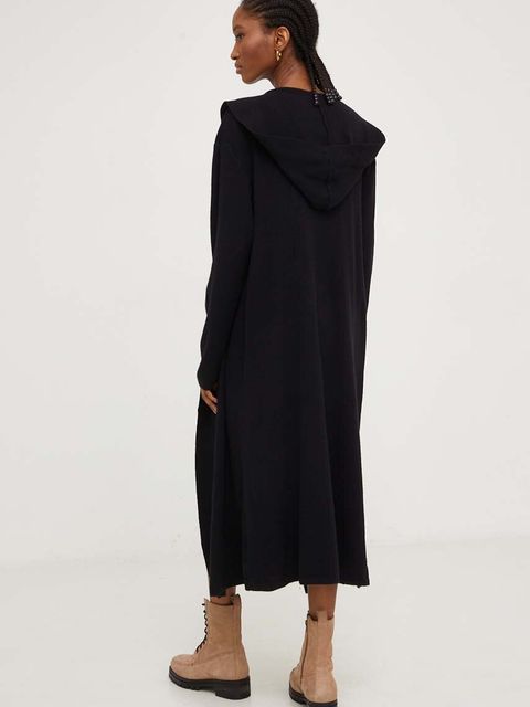 Answear Lab sukienka i kardigan kolor czarny - zdjęcie produktu nr 2