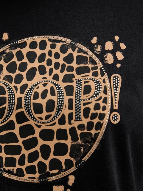 Joop! t-shirt bawełniany damski kolor czarny 30048383