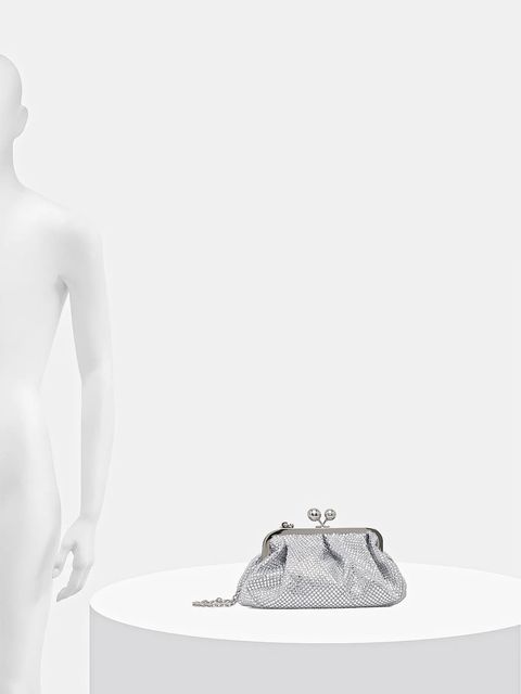 Weekend Max Mara torebka EMY kolor srebrny 2525516135600