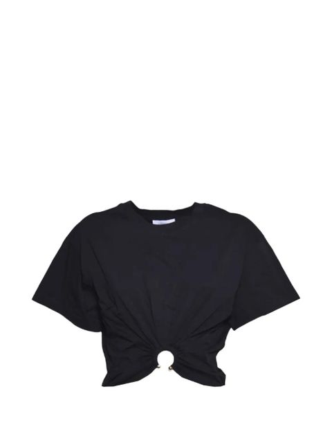 Rabanne ring detail T-shirt - Black - zdjęcie produktu nr 1
