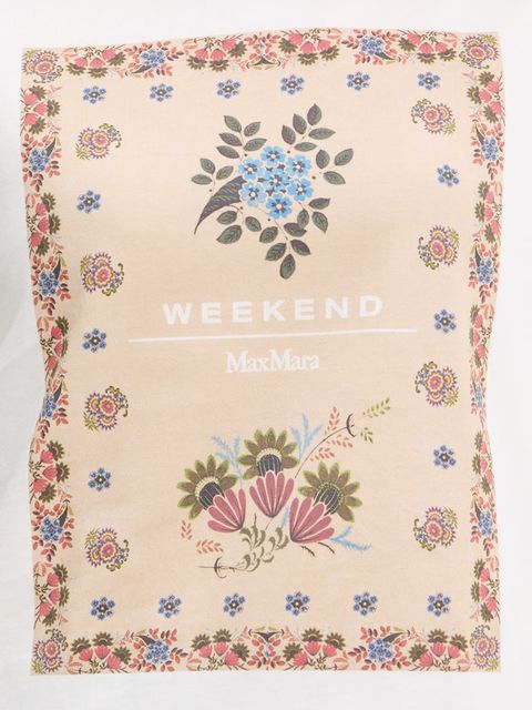 Weekend Max Mara t-shirt bawełniany PANTERA