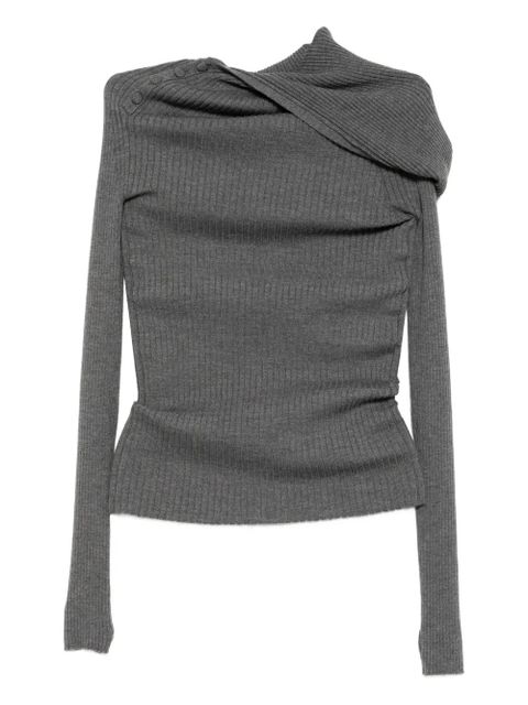 Jean Paul Gaultier halterneck knit top - Grey - zdjęcie produktu nr 1