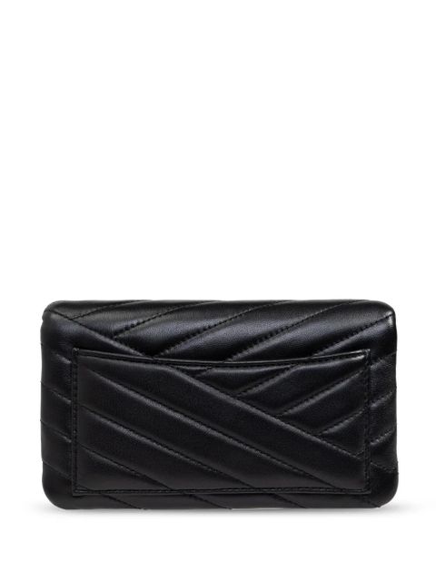 Tory Burch Kira Chevron Chain wallet - Black