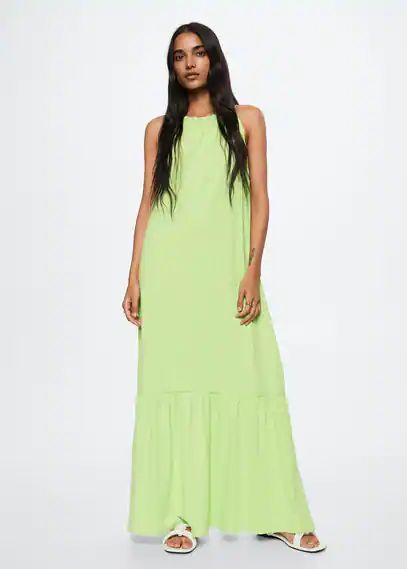 Sukienka z dużymi falbankami - zdjęcie produktu nr 1