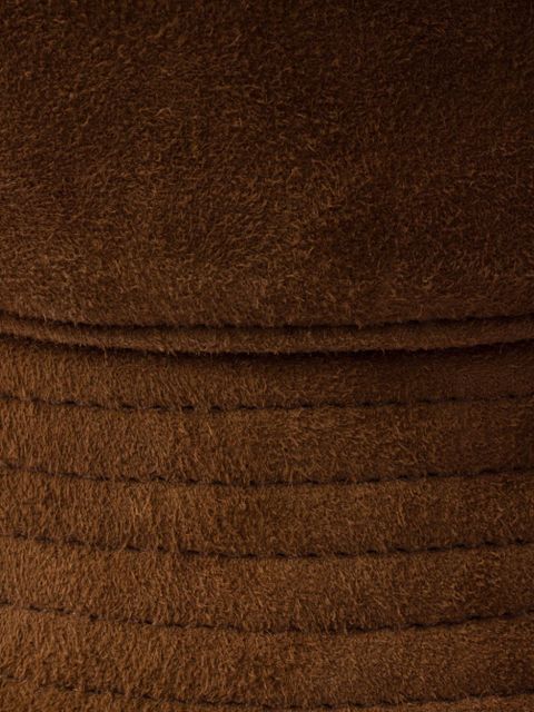 Prada Suede bucket hat - Brown