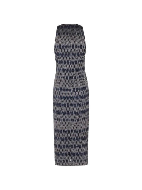 Missoni zigzag-pattern midi dress - Blue - zdjęcie produktu nr 2