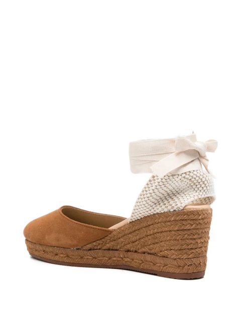 Manebi tie-detail espadrilles - Brown