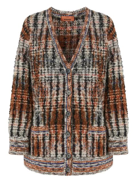Missoni V-neck pocket cardigan - Brown - zdjęcie produktu nr 1