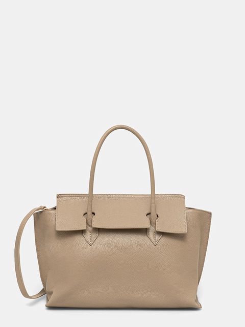 Answear.LAB torebka skórzana kolor beżowy - zdjęcie produktu nr 1