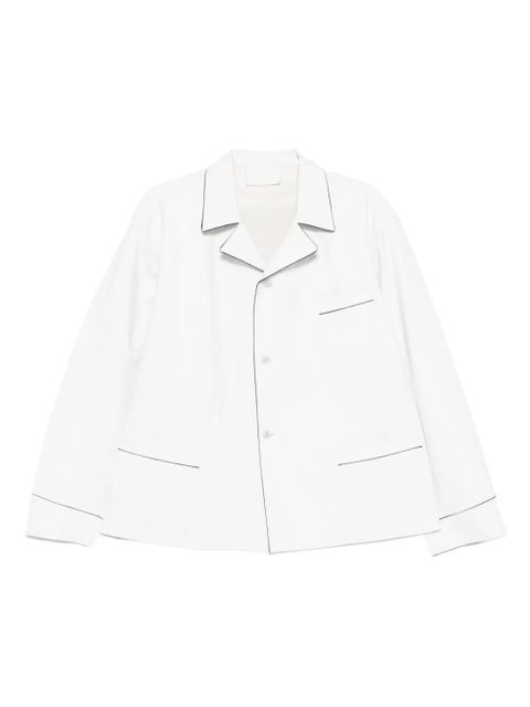 Prada piped-trim jacket - White - zdjęcie produktu nr 1