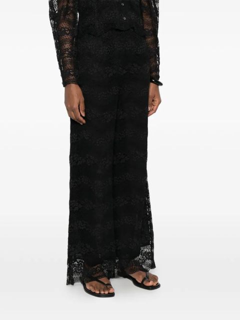 TWINSET lace trousers - Black