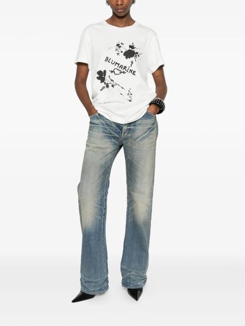 Blumarine logo-detail T-shirt - White - zdjęcie produktu nr 2