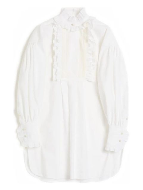 Valentino Garavani mini ruffle-detail dress - White - zdjęcie produktu nr 1