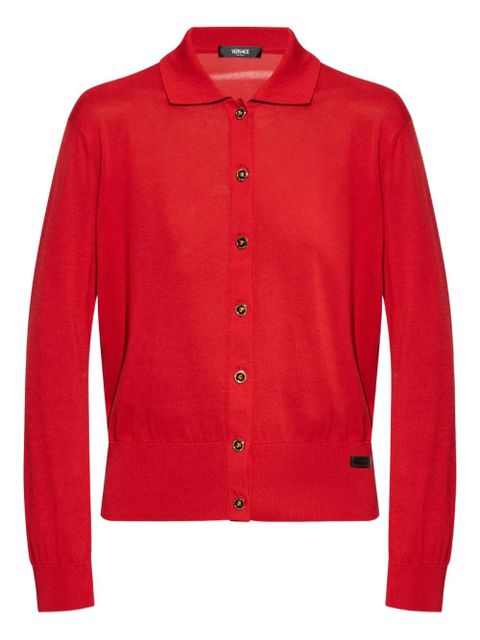 Versace buttoned collar cardigan - Red - zdjęcie produktu nr 1