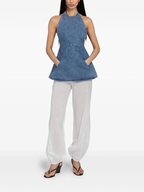 Gimaguas halterneck backless top - Blue - zdjęcie produktu nr 2