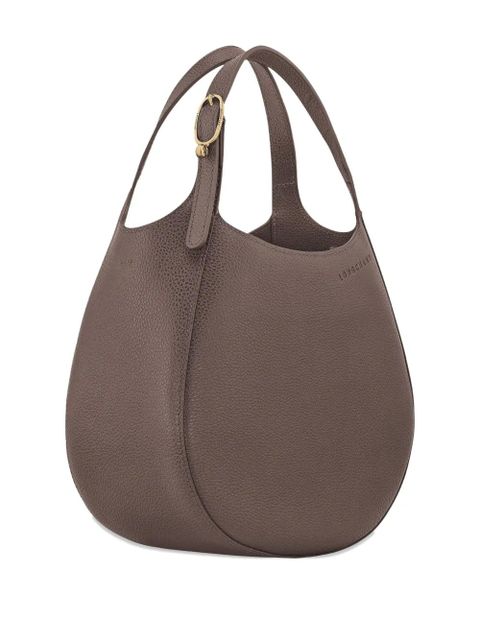 Longchamp Le Foulonné leather handbag - Brown - zdjęcie produktu nr 2